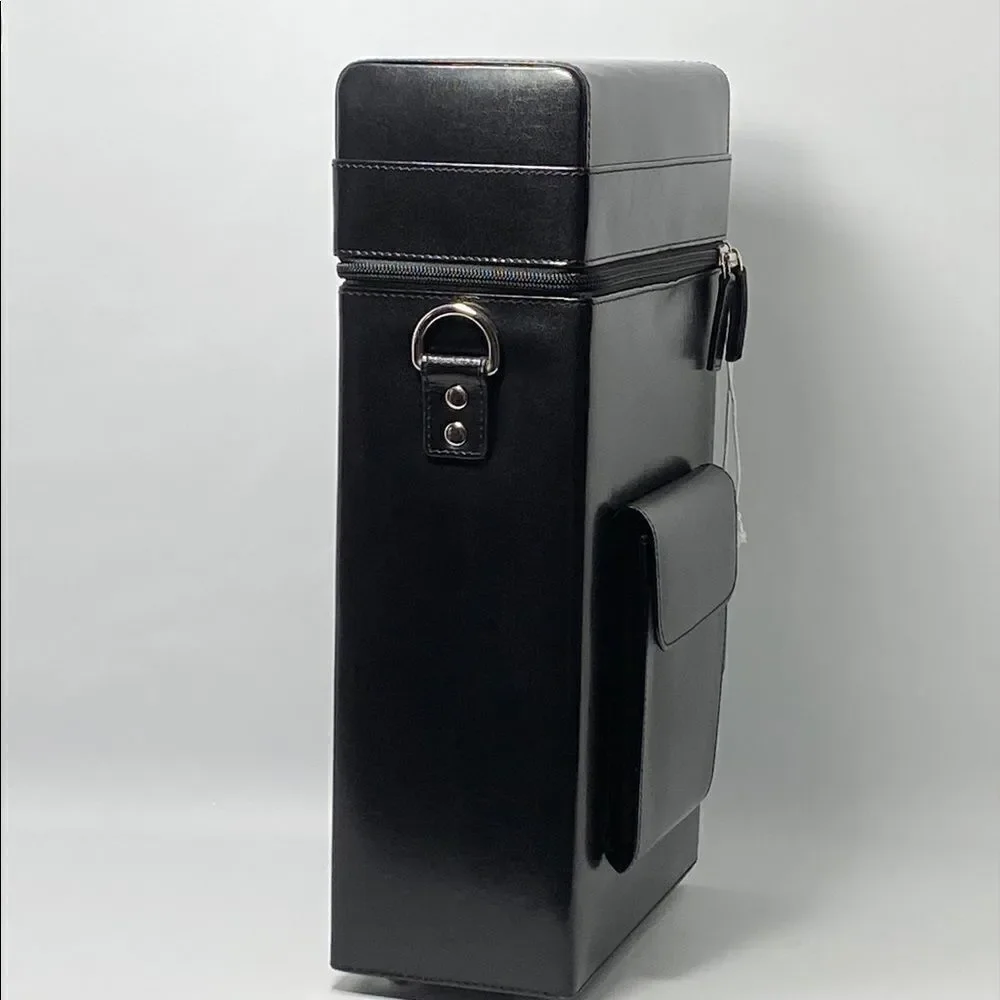 ROYCE New York Leather Connoisseur Wine Carrier